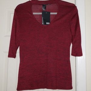 NWT REBAL SUGAR KEYHOLE NECK SHIRT